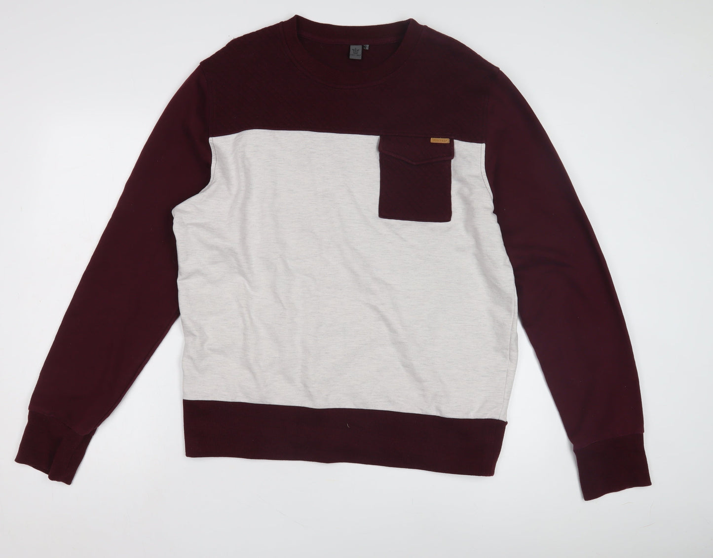 Mens UK Size XL Firetrap Multicoloured Pullover Sweatshirt