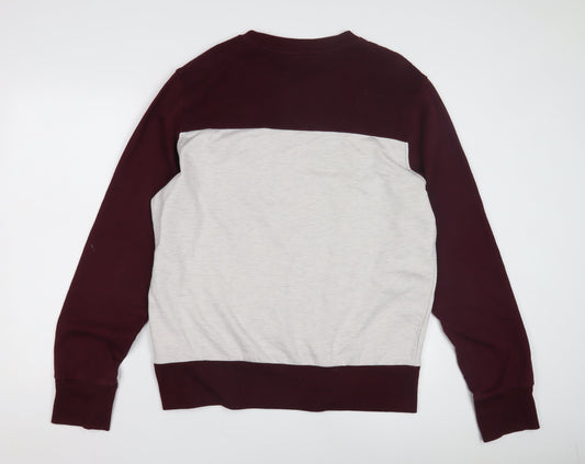 Mens UK Size XL Firetrap Multicoloured Pullover Sweatshirt