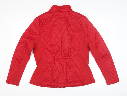 Merona Women's Red Quilted Jacket XL