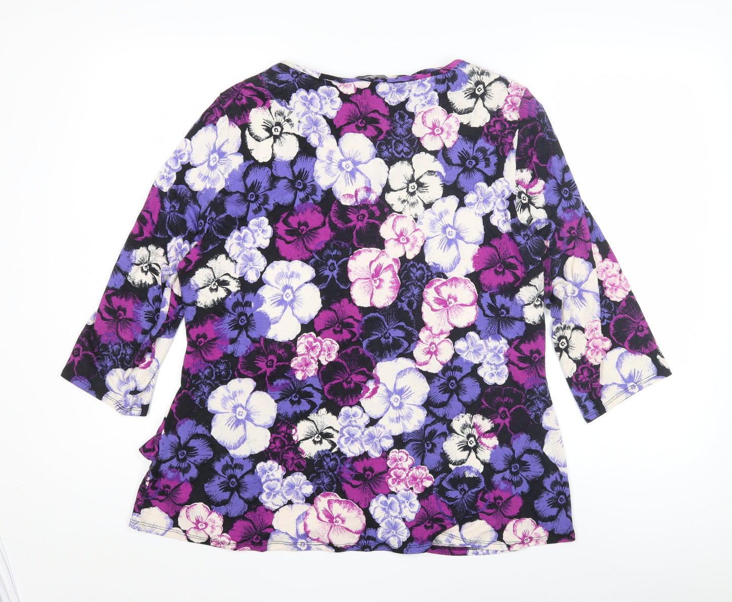 Womens UK Size 18 BHS Multicoloured Basic Blouse