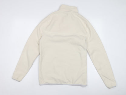 Womens UK Size S ASOS DESIGN Ivory Full Zip Sweatshirt