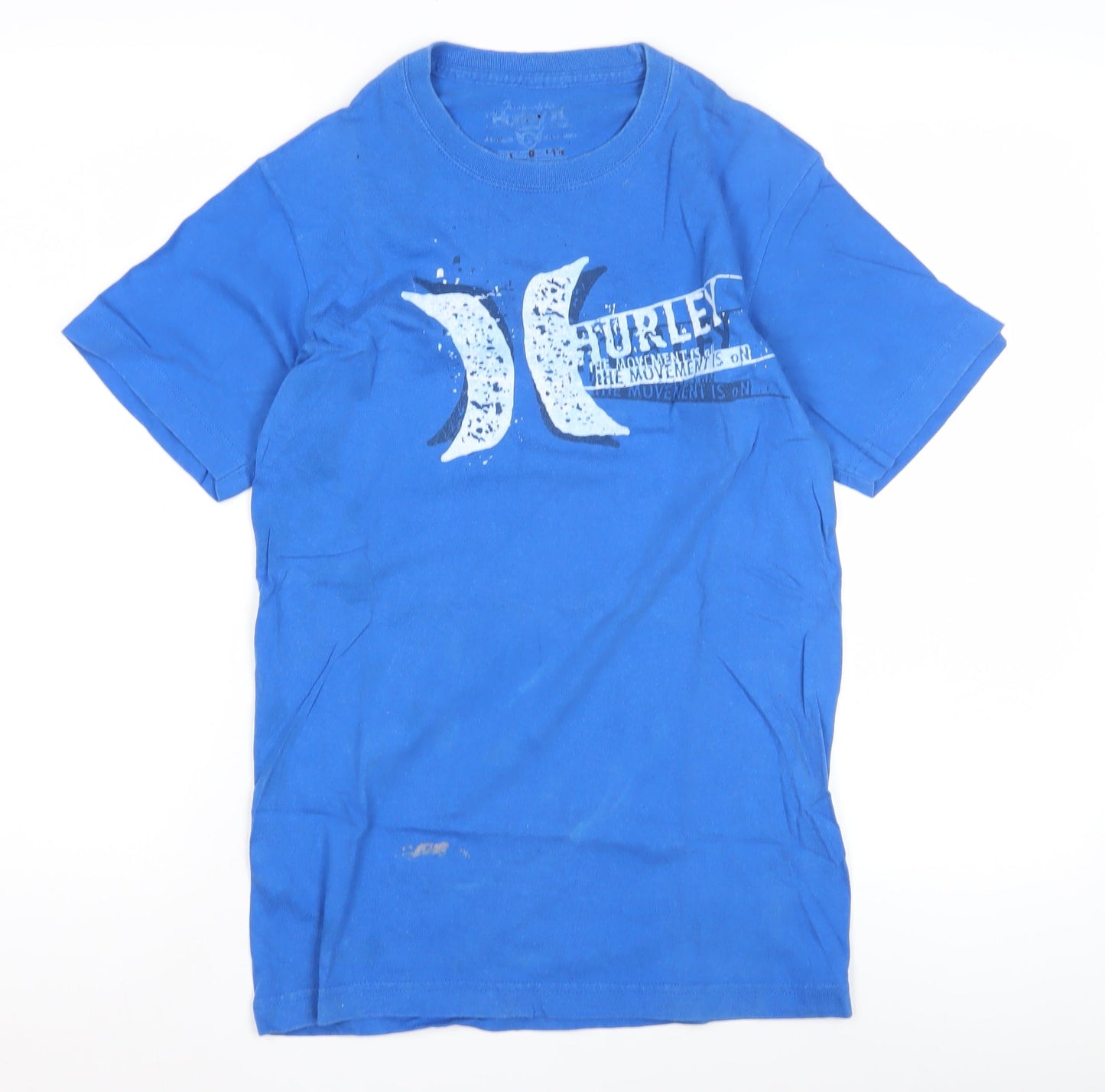 Mens UK Size L Hurley Blue  T-Shirt