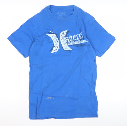 Mens UK Size L Hurley Blue  T-Shirt