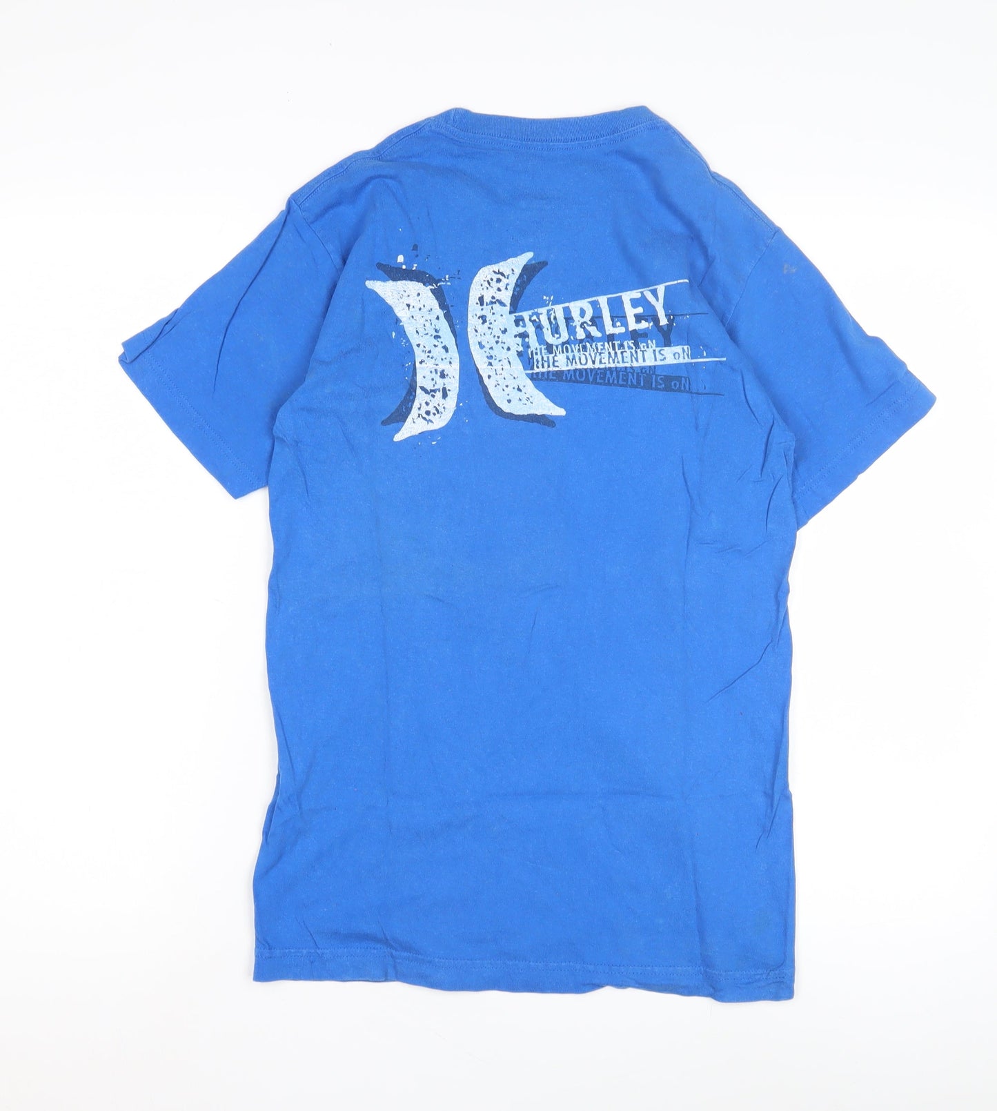 Mens UK Size L Hurley Blue  T-Shirt