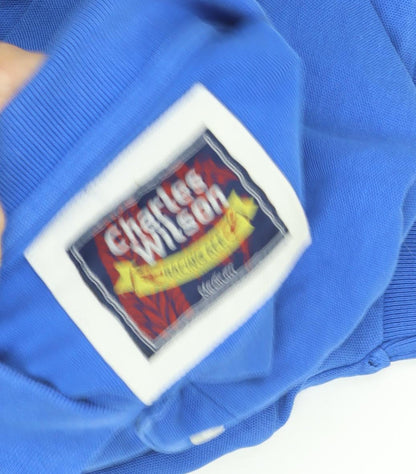 Charles Wilson Men's Blue Polo Shirt