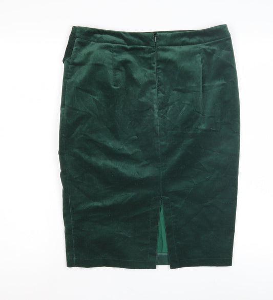 Marks and Spencer Green Knee-Length Skirt Size 12