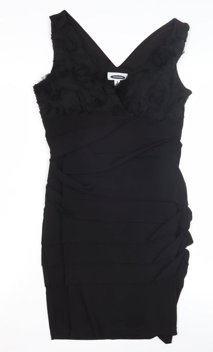 Intermission Women’s Black Bodycon Party Dress Size 8