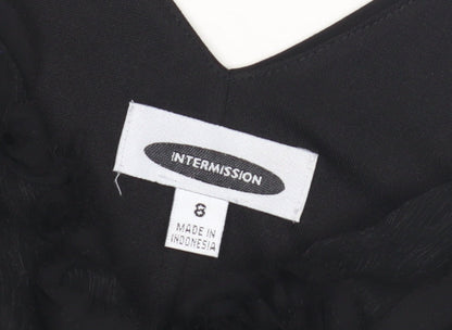 Intermission Women’s Black Bodycon Party Dress Size 8