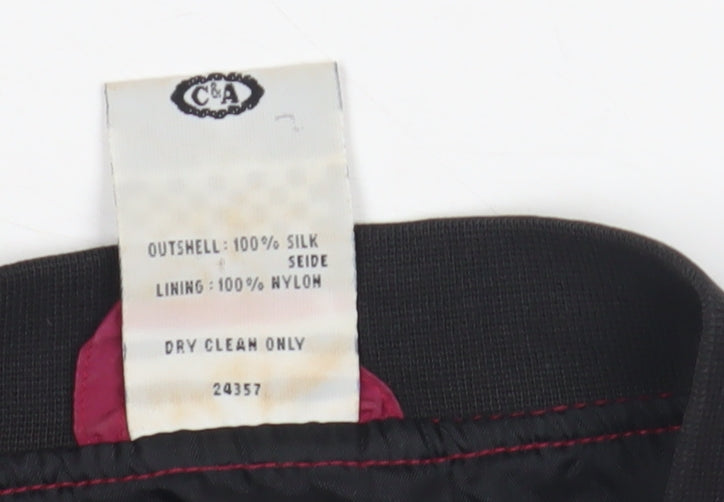 Avanti Men's Red Silk Bomber Jacket, M