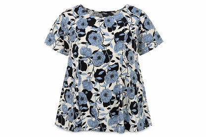 Front view of Bon Collection Women's Multicoloured Floral Top