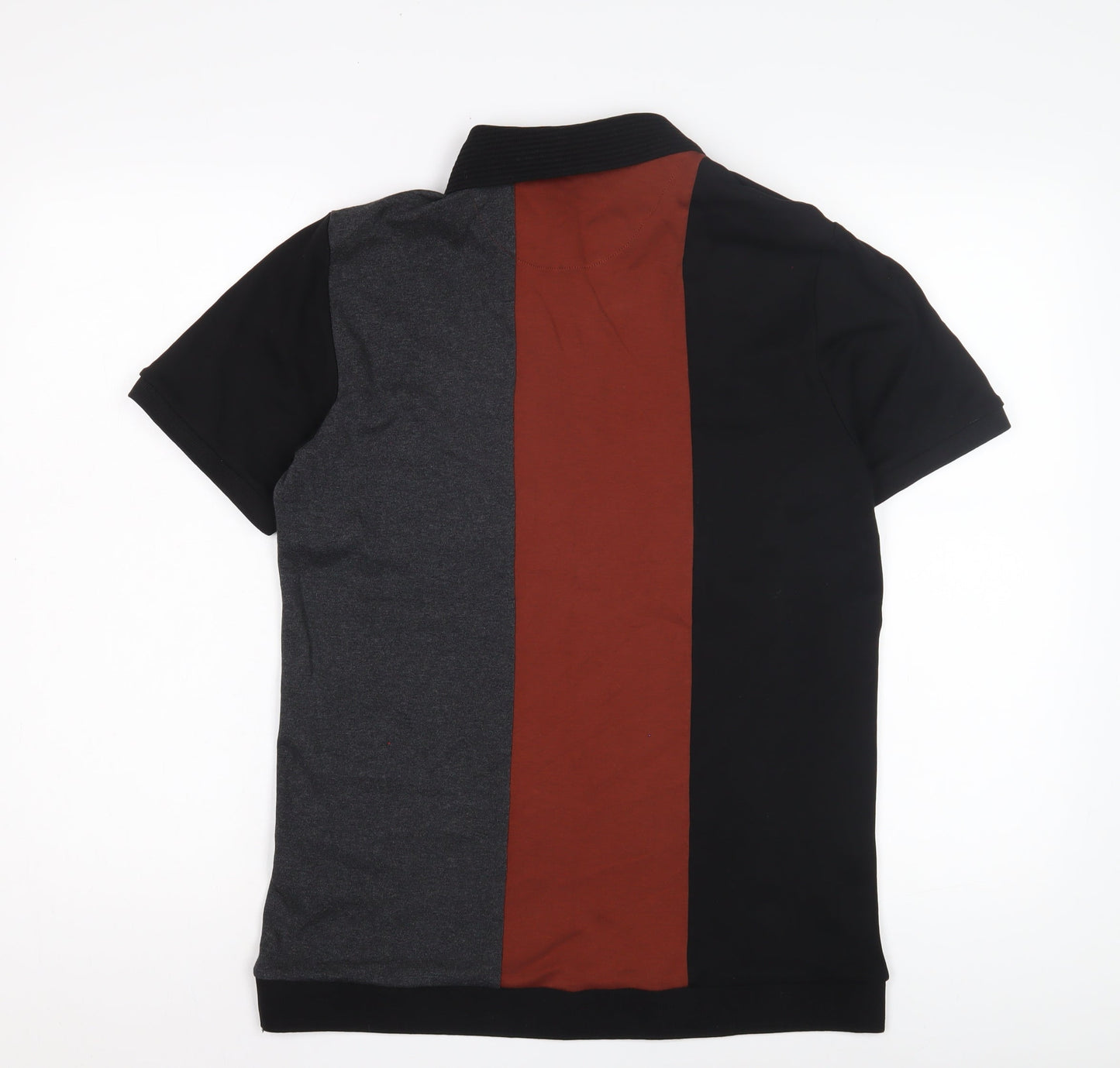 Next Men's Multicoloured Polo Shirt M Colourblock
