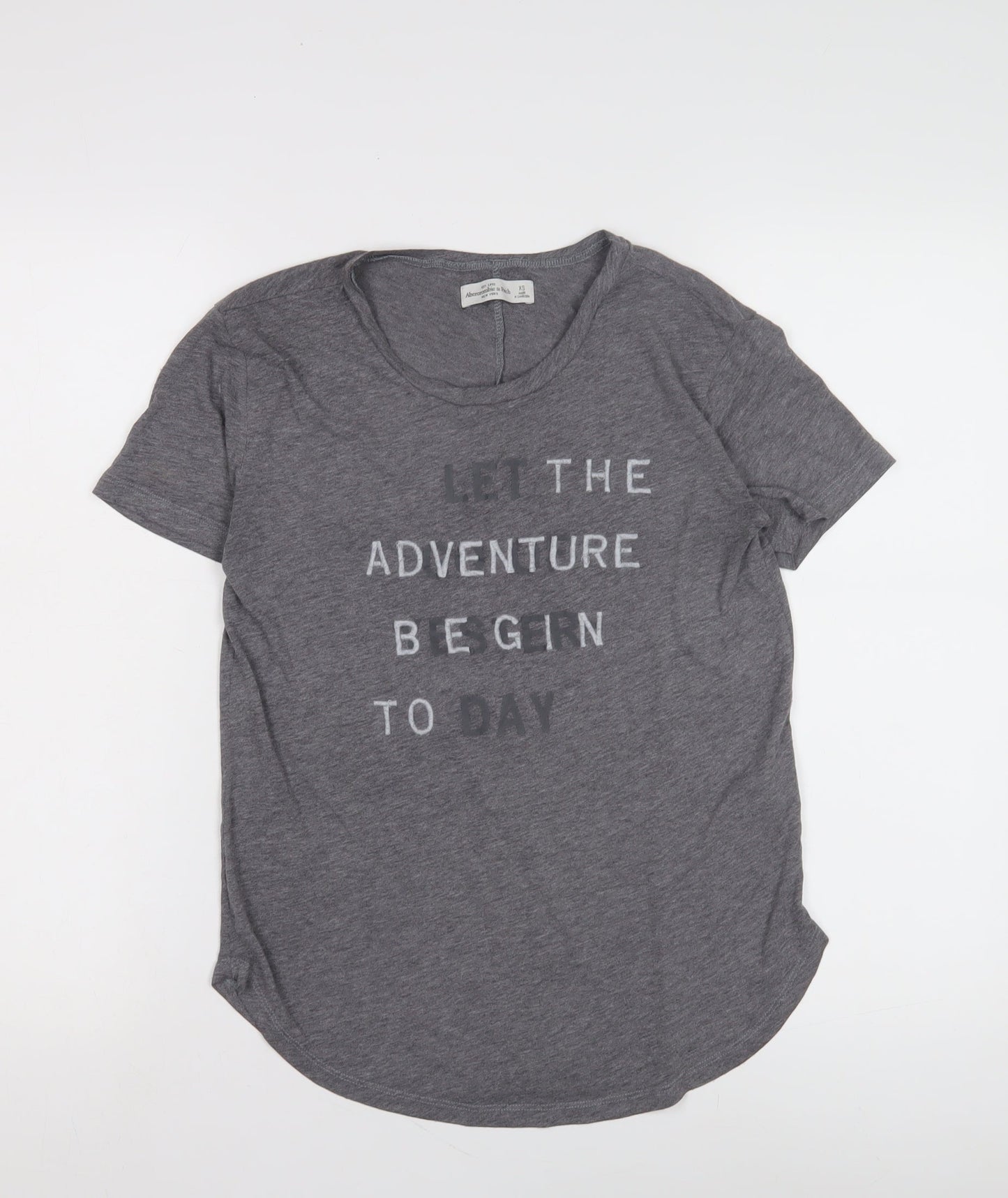 Abercrombie & Fitch Women's Grey XS T-Shirt