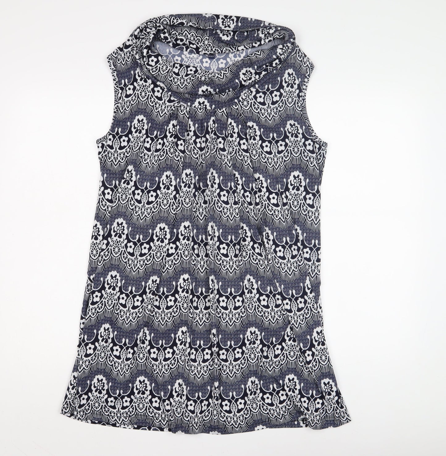 Samya Women's Multicoloured Floral Sleeveless Top