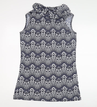 Samya Women's Multicoloured Floral Sleeveless Top