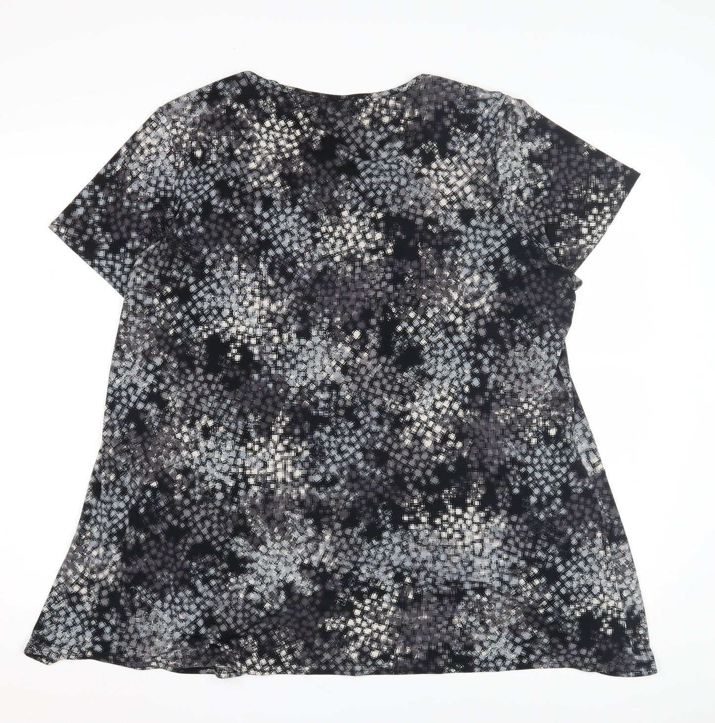 Womens UK Size 20 BM Collection Black Basic Blouse