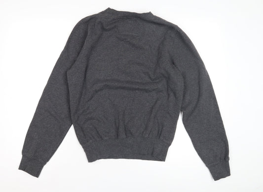 Unisex Adults UK Size S Hard Rock Cafe Grey Pullover Sweatshirt