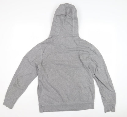 Mens UK Size S Firetrap Grey Pullover Hoodie
