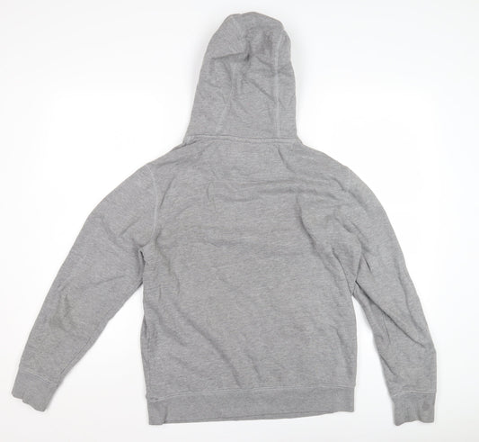 Mens UK Size S Firetrap Grey Pullover Hoodie