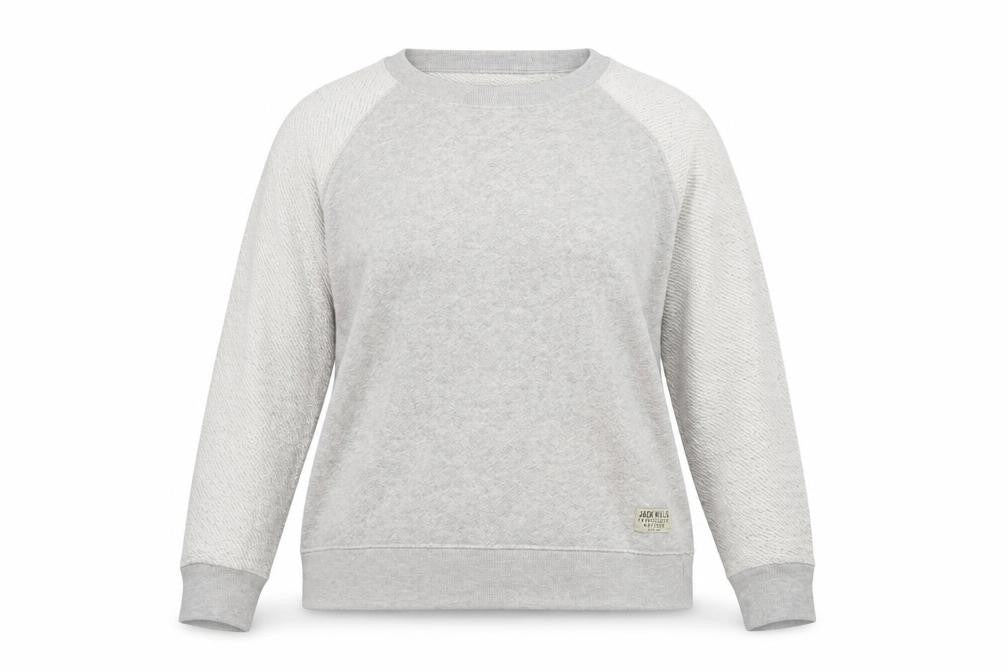 Womens UK Size 12 Jack Wills Grey Pullover Sweatshirt