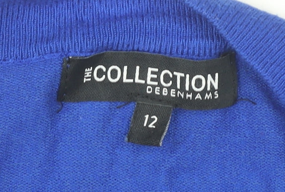 Womens UK Size 12 Debenhams Blue Cardigan
