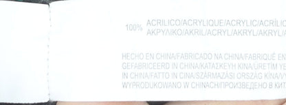 Pull & Bear Men's Grey Fair Isle Pullover Jumper Size M