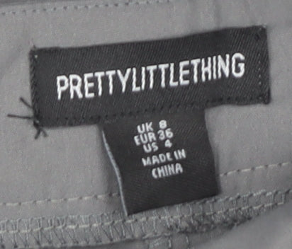 Womens UK Size 8 PRETTYLITTLETHING   Grey Trousers