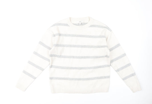 Womens UK Size S Marks and Spencer Ivory Pullover Jumper