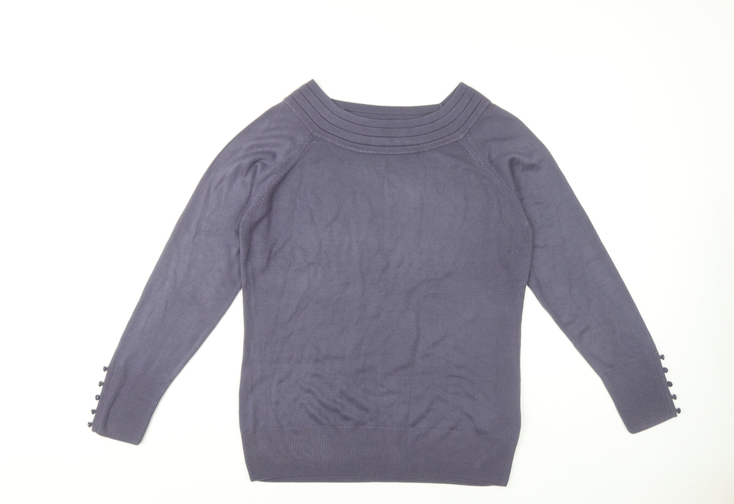 Womens UK Size 16 Marks and Spencer Purple Pullover Jumper