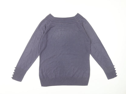 Womens UK Size 16 Marks and Spencer Purple Pullover Jumper