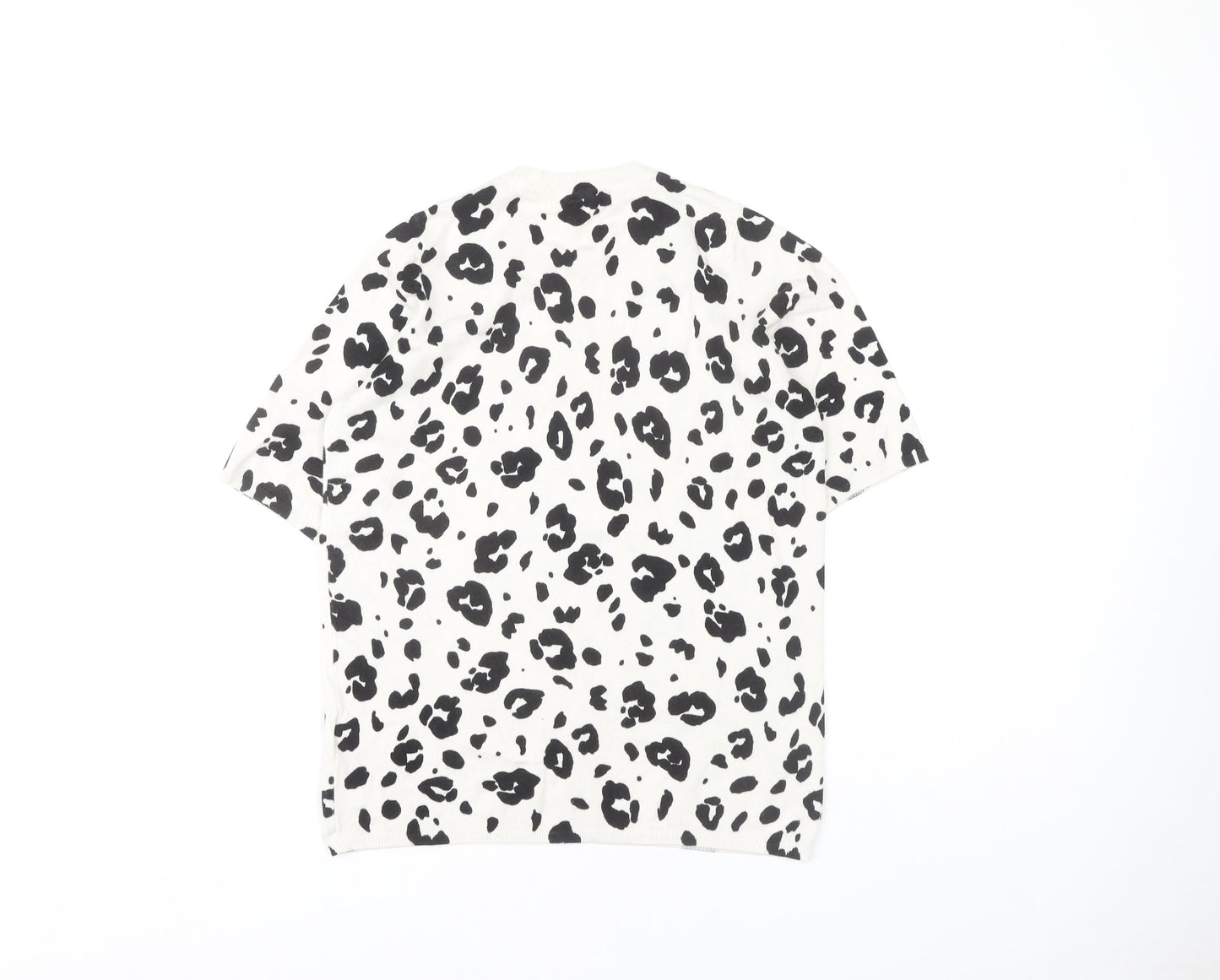 Womens UK Size M Marks and Spencer White Basic T-Shirt