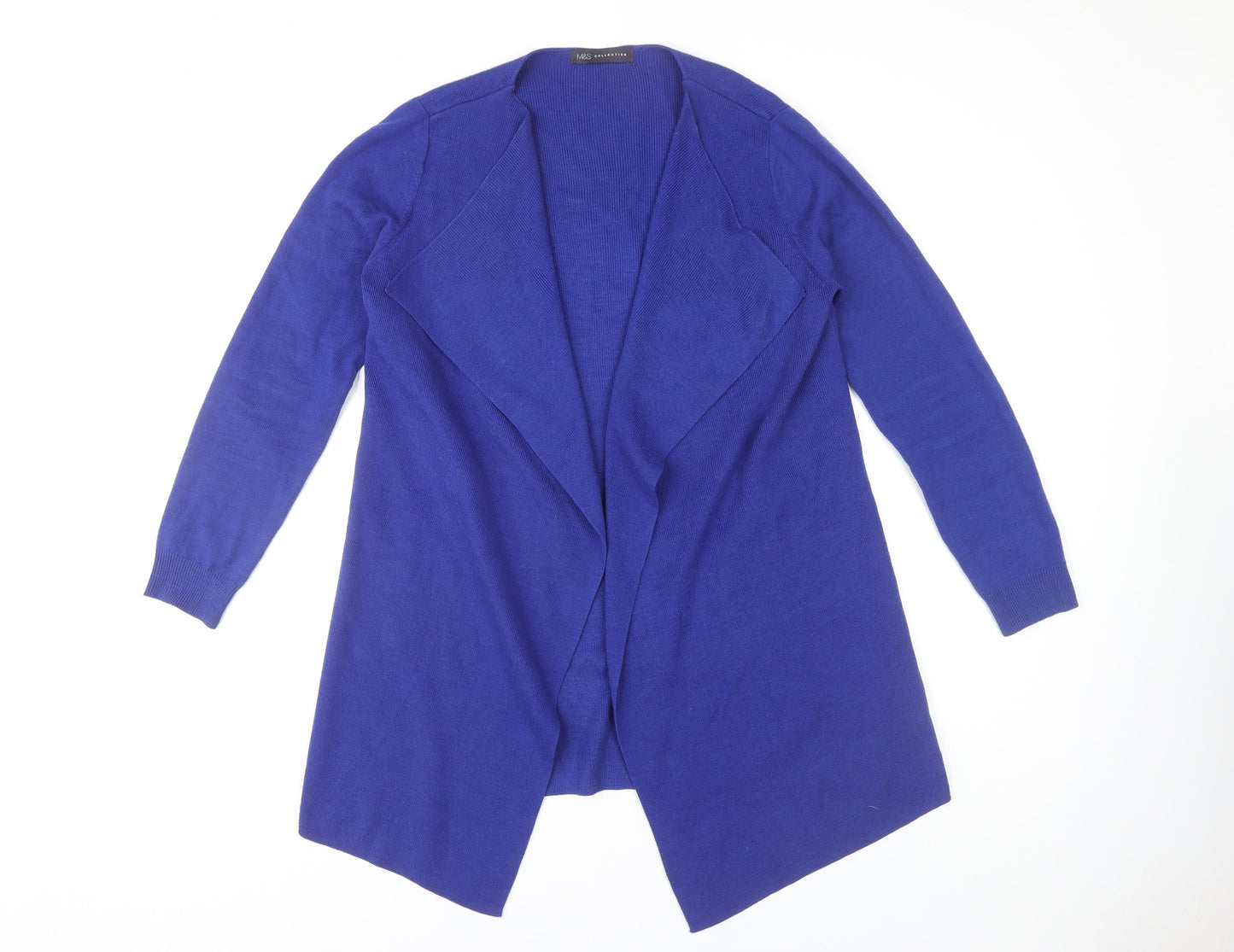 Womens UK Size M Marks and Spencer Blue Cardigan Jumper