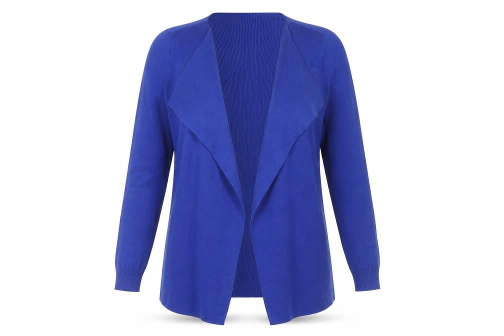 Womens UK Size M Marks and Spencer Blue Cardigan Jumper