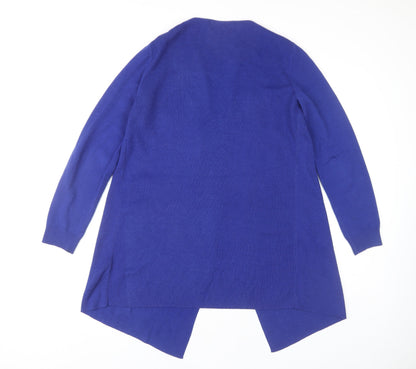Womens UK Size M Marks and Spencer Blue Cardigan Jumper