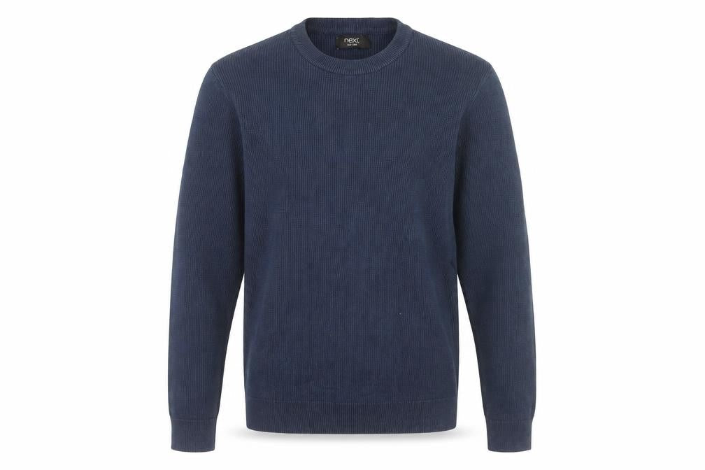 Mens UK Size S NEXT Blue Pullover Jumper