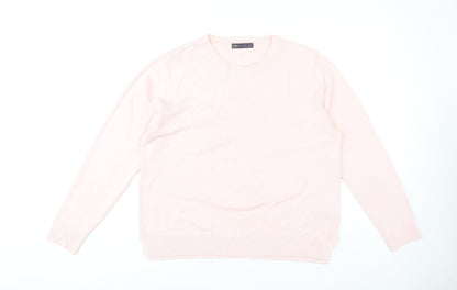 Womens UK Size 18 Marks and Spencer Pink Pullover Jumper