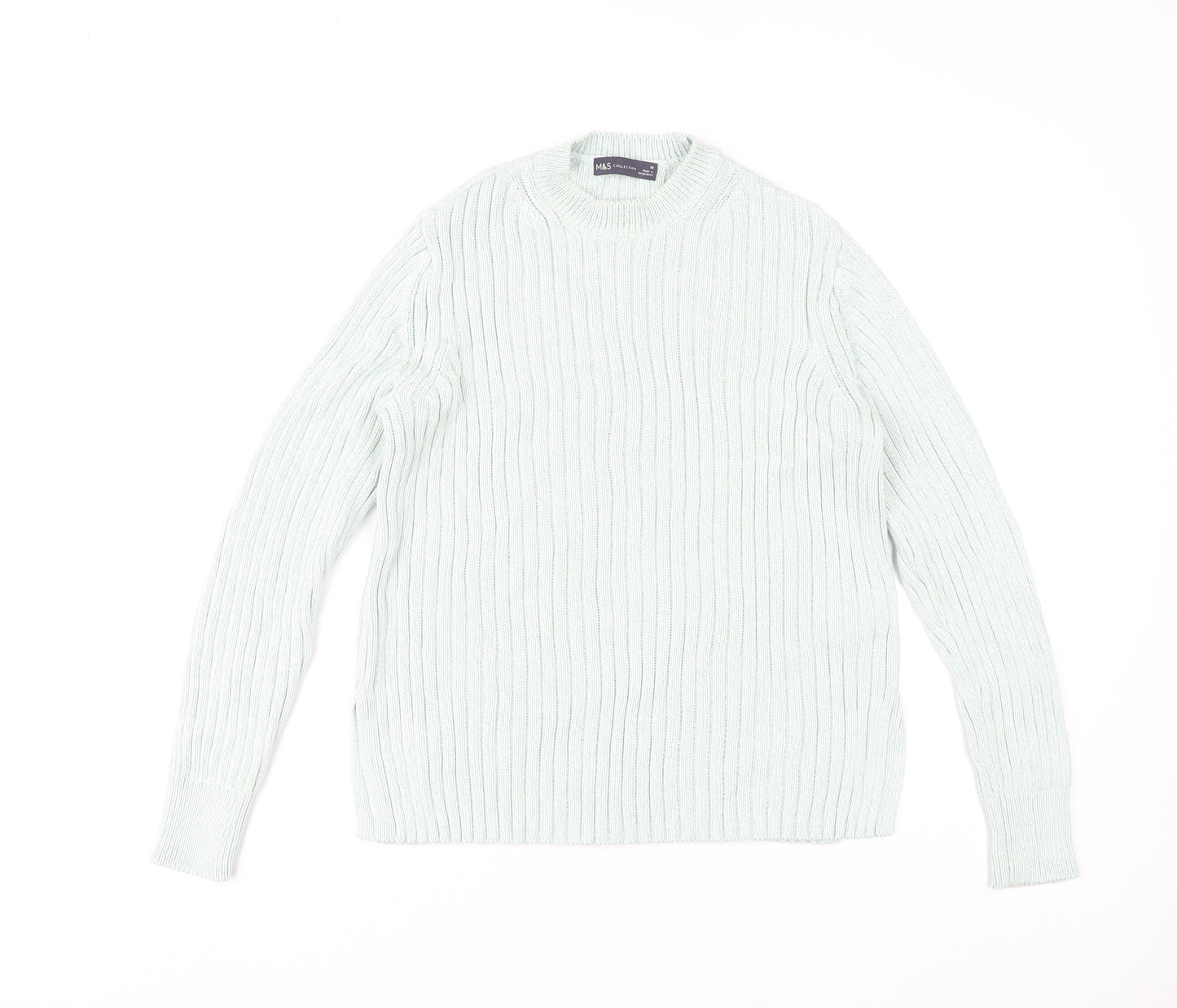 Womens UK Size 10 Marks and Spencer Turquoise Pullover Jumper