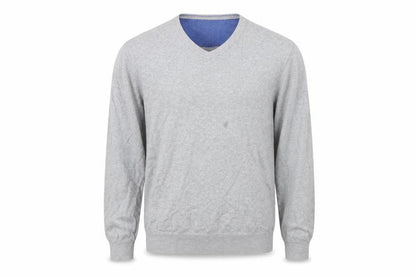 Mens UK Size L Jeff Banks Grey Pullover Jumper