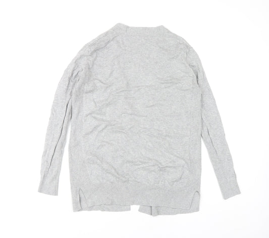 Womens UK Size 10 Marks and Spencer Grey Cardigan Jumper