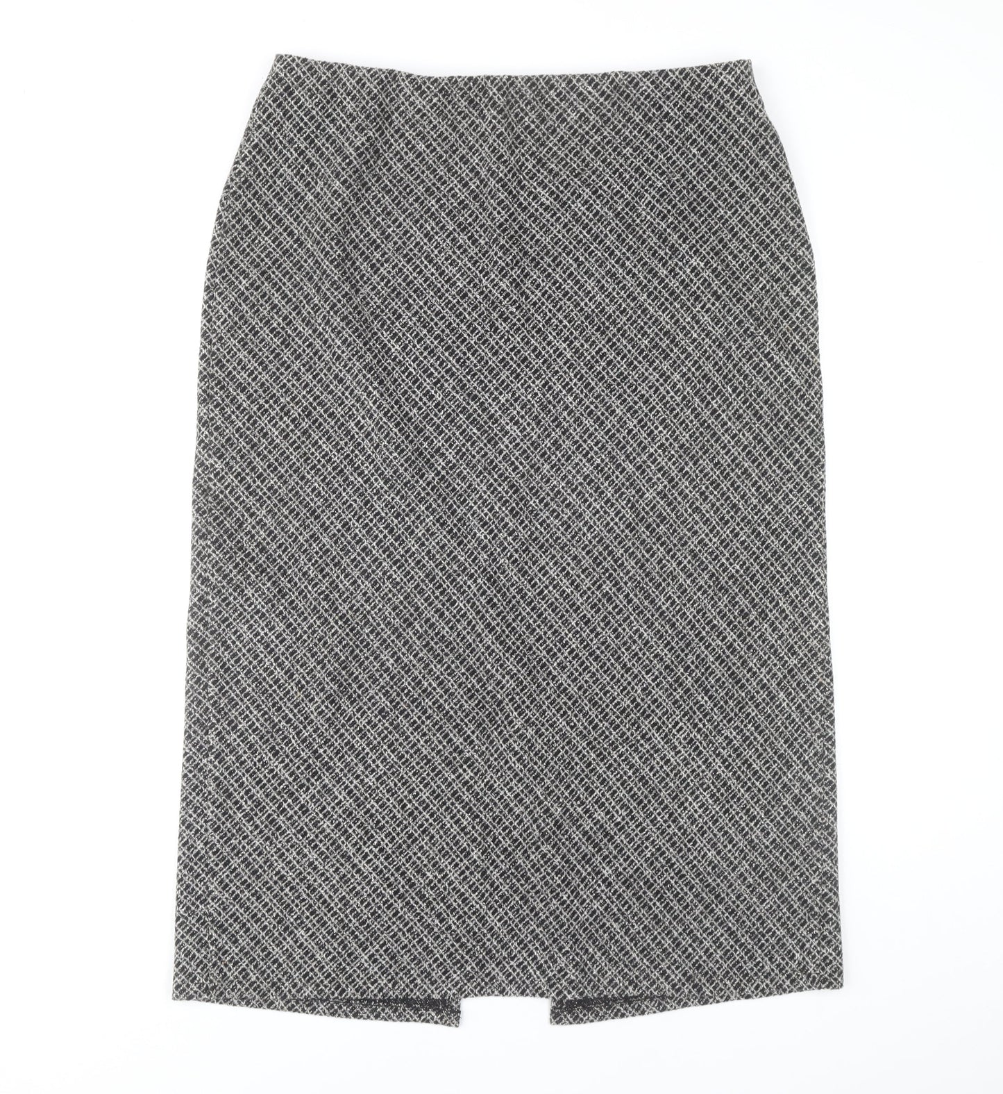 Marks and Spencer Women's Grey Midi Pencil Skirt