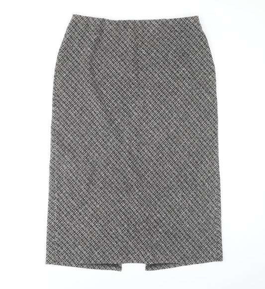 Marks and Spencer Women's Grey Midi Pencil Skirt