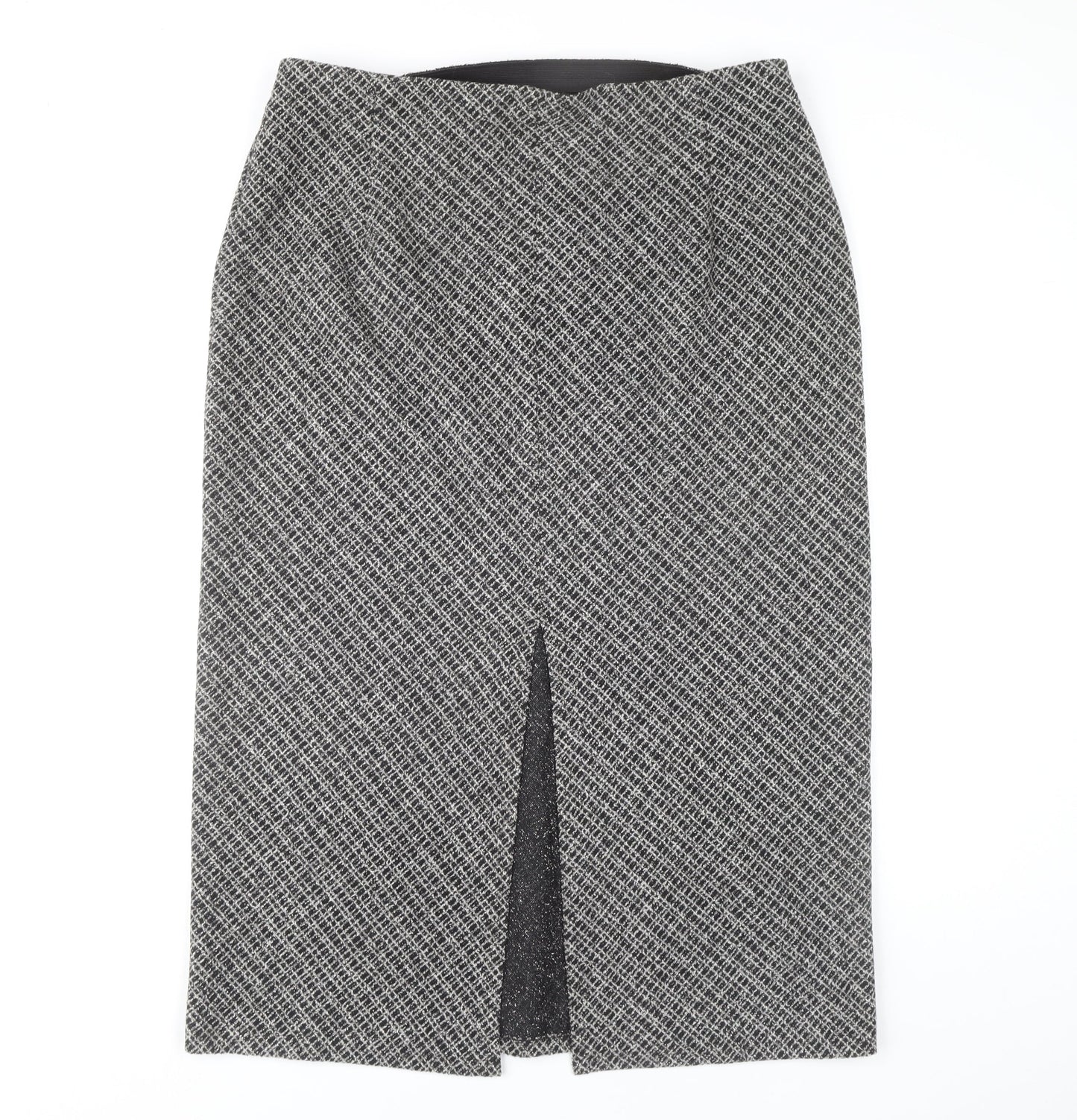 Marks and Spencer Women's Grey Midi Pencil Skirt