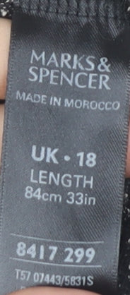 Marks and Spencer Women's Grey Midi Pencil Skirt