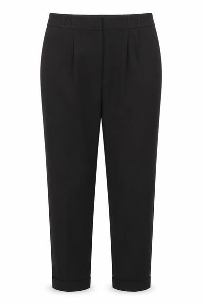 Womens UK Size 14 M&Co Regular Fit  Black Trousers