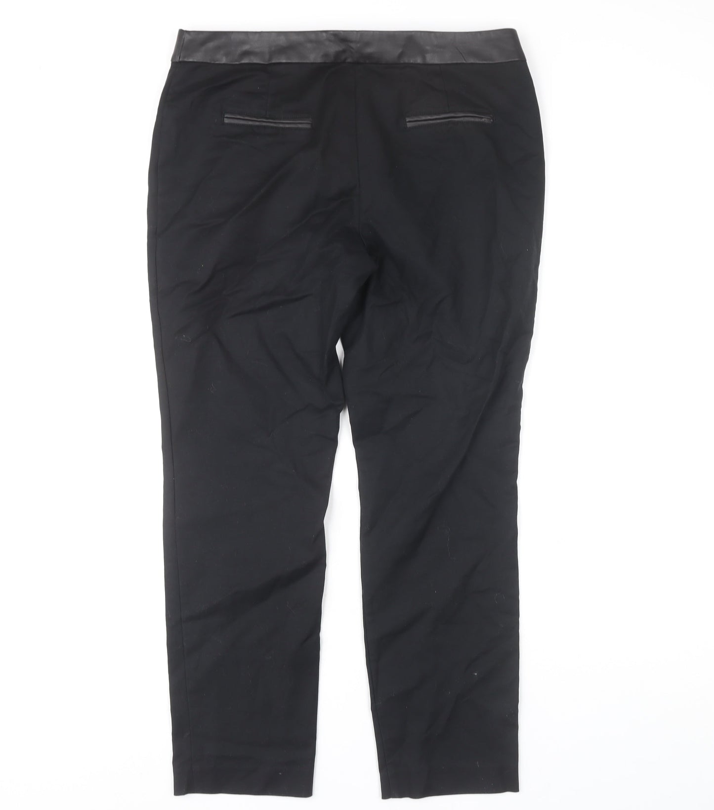 Womens UK Size 12 NEXT Regular Fit  Black Trousers