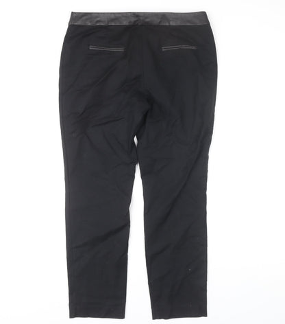 Womens UK Size 12 NEXT Regular Fit  Black Trousers