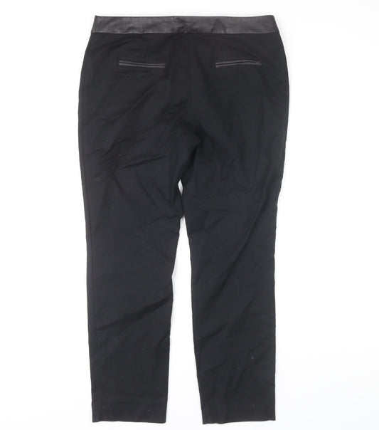 Womens UK Size 12 NEXT Regular Fit  Black Trousers