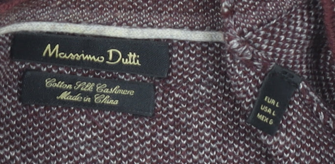 Massimo Dutti Men's Purple L Pullover Jumper