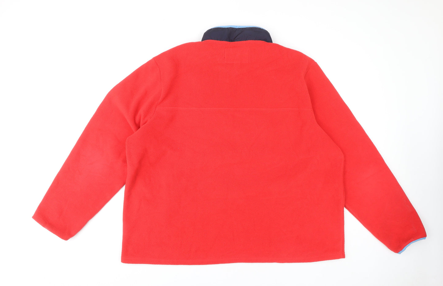 Mens UK Size 2XL Lands' End Red Pullover Sweatshirt
