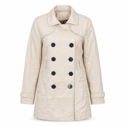 Womens UK Size 12 H&M Beige Trench Coat