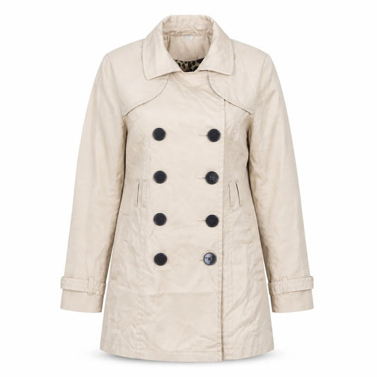 Womens UK Size 12 H&M Beige Trench Coat